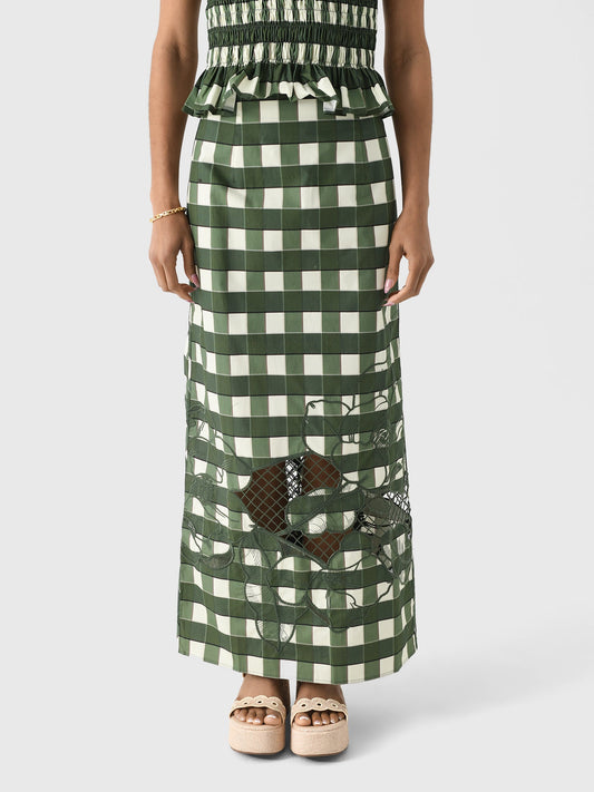 CLEA Women's Esme Embroidered Skirt